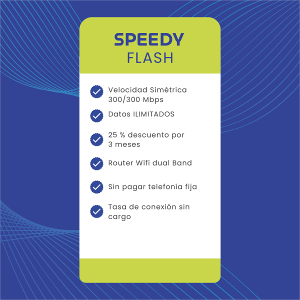Plan Flash Speedy Canlones
