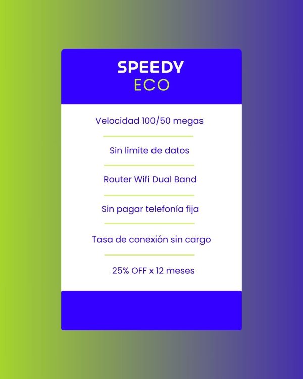 Speddy Eco Colonia